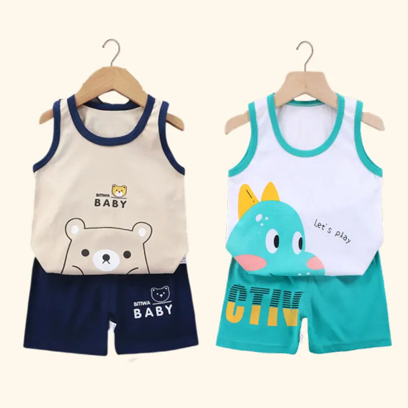 Veylen Kids Vest Set — Pure Cotton, Pure Freedom