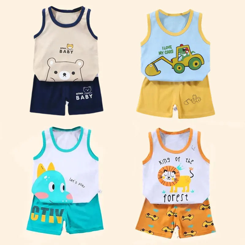 Veylen Kids Vest Set — Pure Cotton, Pure Freedom